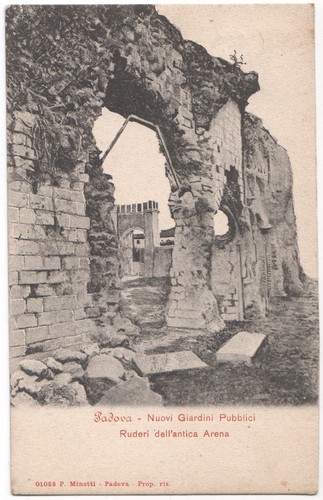 Cartolina 1910 padova - cartolina,