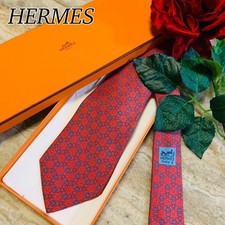 Cravatta collo HERMES rossa