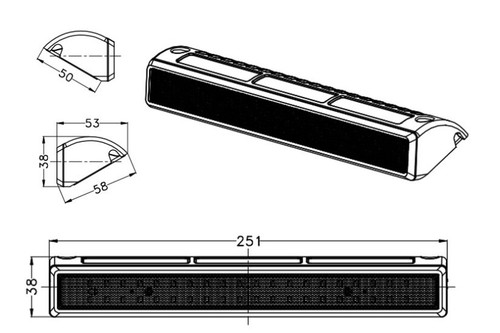 Plafoniera led esterno - plafoniera,
