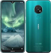 Nokia 7.2 64 GB (verde) con