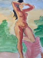 Bella Disegno Donna Nuda Nudo