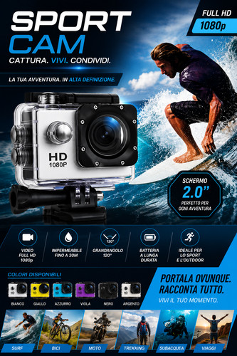 Action cam sport 1080p - action, hd