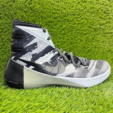 Nike Hyperdunk 2015 Mens Size 12.5 Black White Gray Basketball Shoes Sneakers