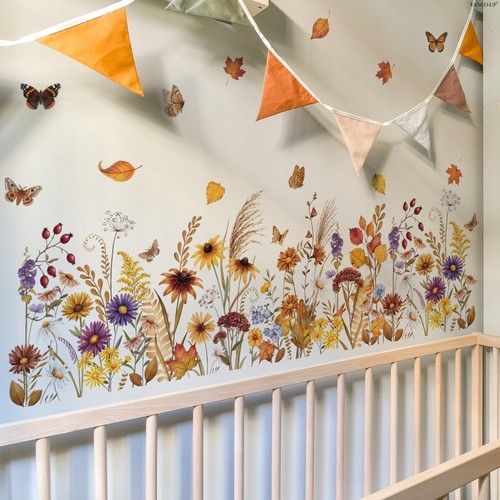Adesivo murale floreale pvc - adesivo,