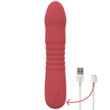 Vibratore Dildo  FUNZIONE DI SPINTA e VIBRANTE con 10 modalità di vibrazione