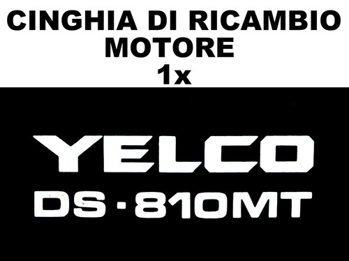 Cinghia ricambio motore - ricambio,