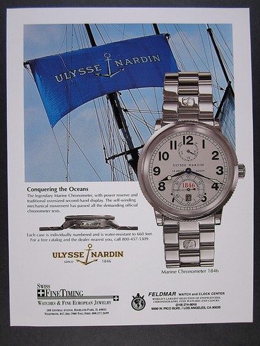 1997 ulysse nardin marine - nardin,