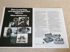 Dual 1229 1218 1216 1214 Giradischi Annuncio 1973 2 Pg  Articolo Info Bel