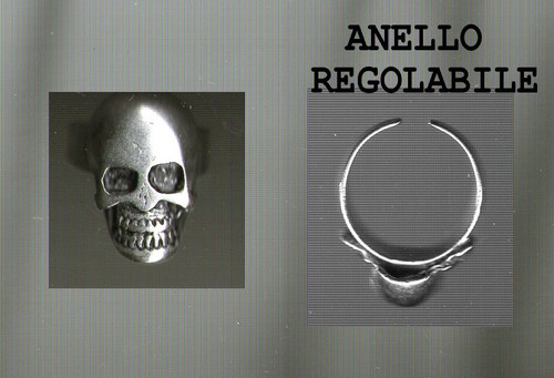 Anello teschio skull - anello,