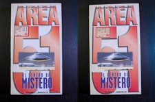 2 VHS Area 51 Al Centro del