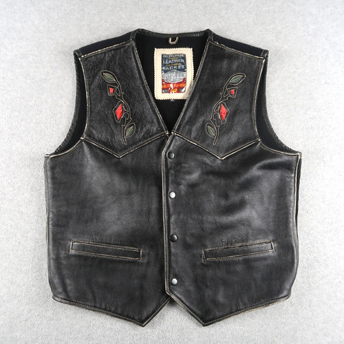 Gilet pelle vintage anni - , 90