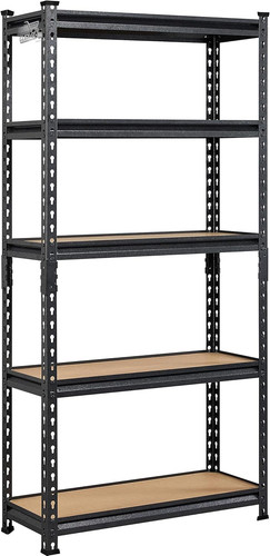 Scaffale metallo nero - scaffale,