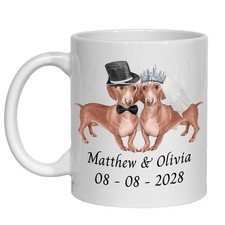 Tazza matrimonio cane regalo