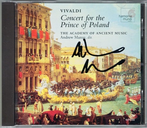 Andrew manze signed vivaldi - manze,