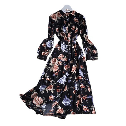 Donna elegante stampa floreale - donna,