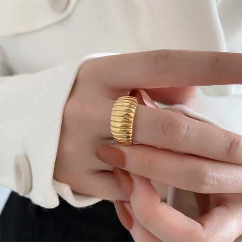 11mm wide woman 18k - 11mm, gold