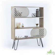 LIBRERIA 3 RIPIANI ROVERE NERO