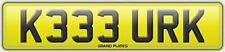 TARGA CURK K333 REGISTRAZIONE