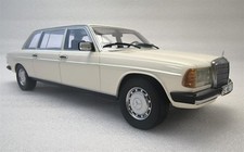 Mercedes-Benz W123 Lang bianco 1978 modellini scala 1:18 cult