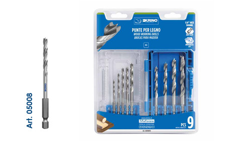 Set punte legno attacco - legno, ad