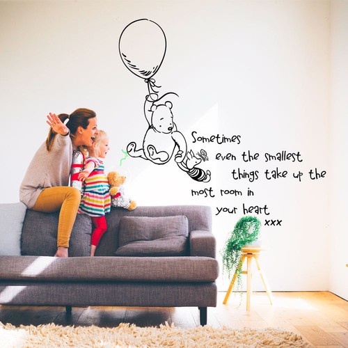 Winnie the pooh parete adesivo - parete,