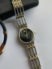 Rare Movado Museum 7777 – Swiss Made Icon, Full Bracelet, Unpolished