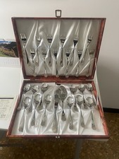 Set Posate In Acciaio e Oro