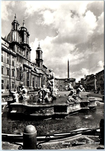 Cartolina piazza navona - cartolina,