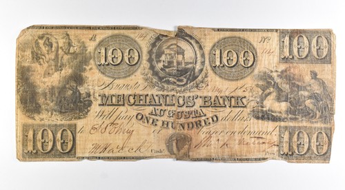 Banconota grande 100 - (1851),