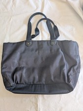 Borsa originale Borbonese shopper Jet nera – tessuto logato, ottime condizioni