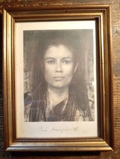 Stampa Quadro Vintage Pietro Annigoni