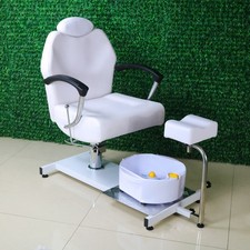 Sedia podicure poggiapiedi - , con