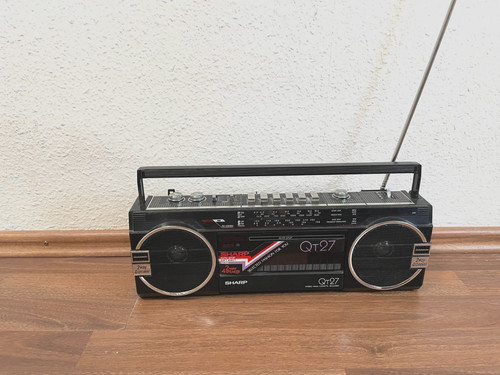 Sharp 27h boombox - qt-27h(bk),