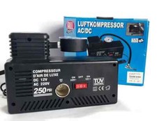 MINI COMPRESSORE PORTATILE CANOTTI AUTO 12V 220V AUTO BICI MOTO 250PSI