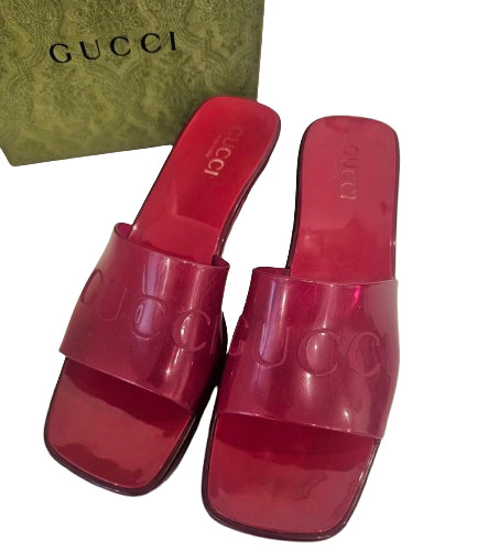 Gucci women red transparent - gucci, women's