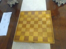 Scacchiera dama   in legno