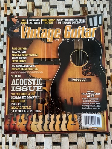 Vintage guitar magazine - vintage,