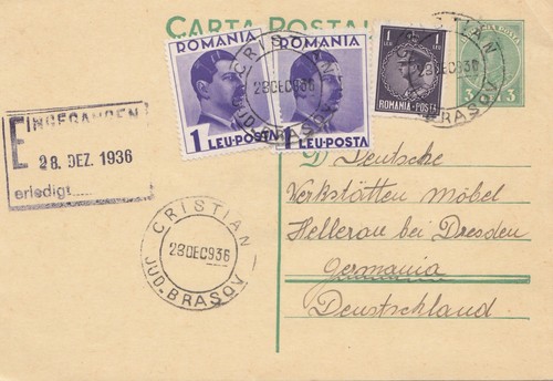Romania 1936 christian a - romania:,