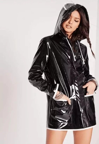 Impermeabile donna pvc vinile - donna,
