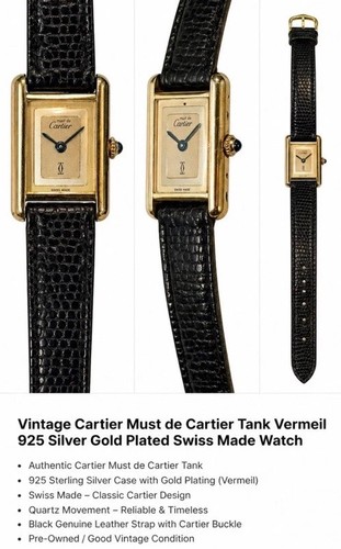 Orologio cartier tank - tank, must