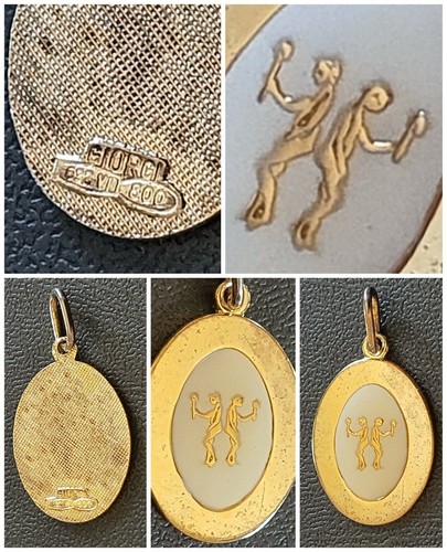 Ciondolo gemelli argento - ciondolo, ♊