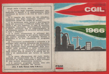 TESSERA SINDACATO ANNO 1966