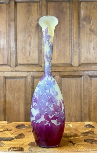 émile gallé vase - Émile, aux