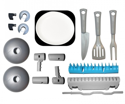 Smoby set barbecue per - barbecue, casette