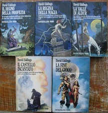 Lotto fantasy saga Belgariad David Eddings Regina magia Valle Aldur Fine gioco