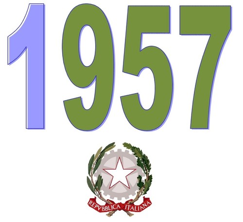 Italia 1957 singolo annata - italia,
