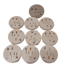 10 x presa rotonda Hager Klik