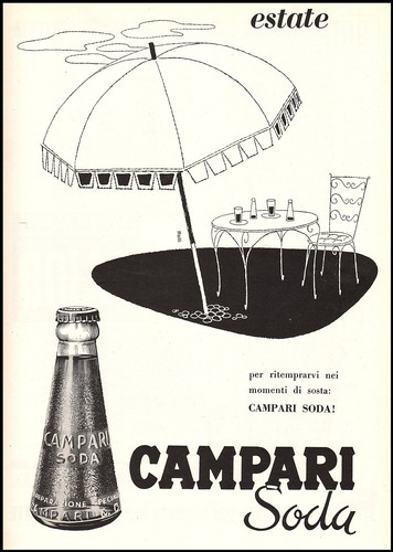 Pubblicita 1956 campari soda - campari,