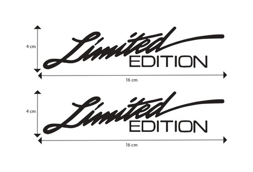 Adesivi scritte limited - 2,