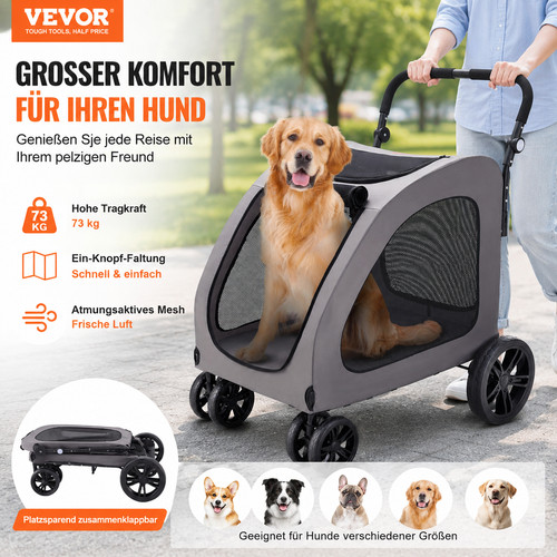 Vevor passeggino per cani - passeggino,
